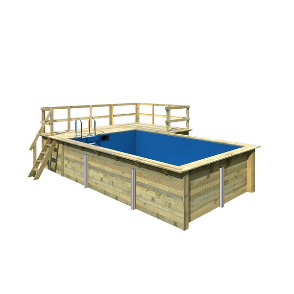 44 mm Pool 3 SET inkl. Filter klein, Terr. v. Kopf an Seite 3,5m breit+ Terr. an der Seite, Skimmer 4830x6720x1240mm