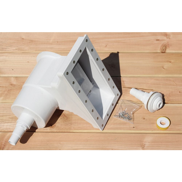 44 mm Pool 3 SET inkl. Filter klein, Terr. v. Kopf an Seite 3,5m breit+ Terr. an der Seite, Skimmer 4830x6720x1240mm