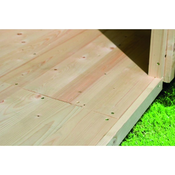 Fußboden für Sockelmaß 4,00 x 2,13m (BxT) naturbelassen