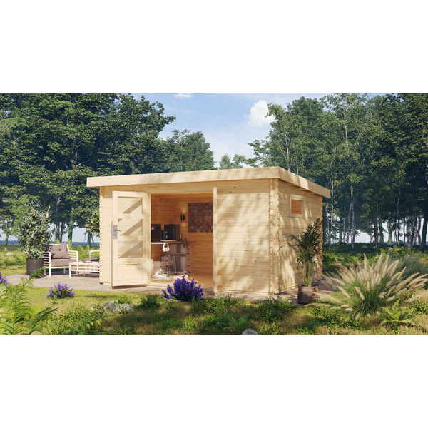 Gartenhaus "Trittau 5" naturb. 2970x3870x2170mm