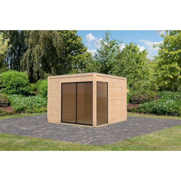 Gartenhaus "Dice 1" naturb. 3080x3080x2420mm
