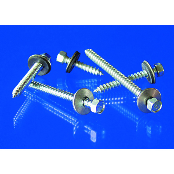 Sechskant-Schrauben “Holz” verzinkt 64x6,5mm (20 Stück/Beutel)