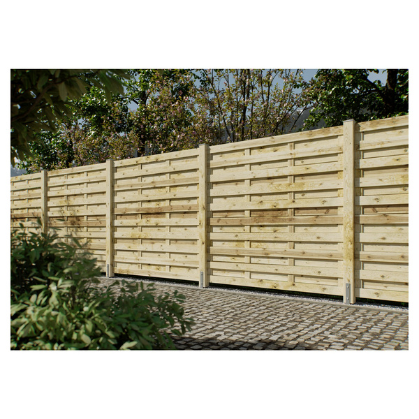 Sichtschutzzaun Kiefer KDI grün "SKALÖ"