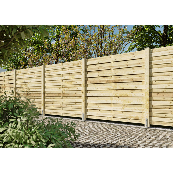 Sichtschutzzaun Kiefer KDI grün "SKALÖ"