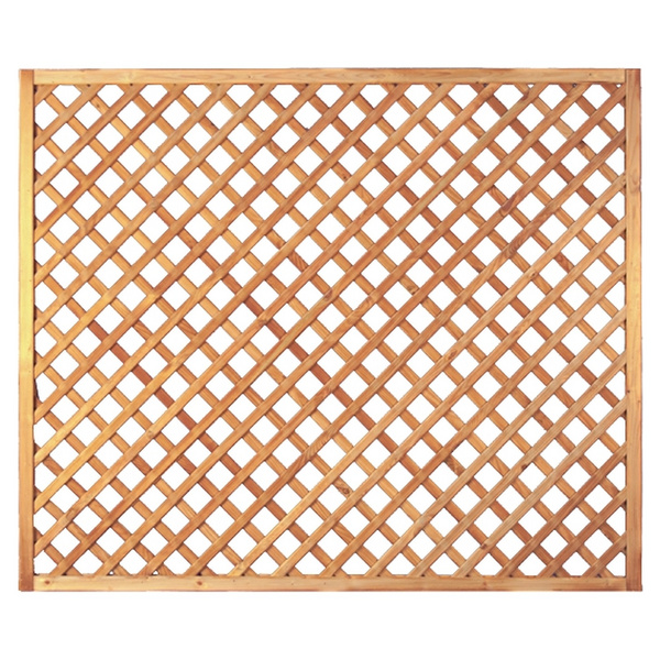 Diagonal-Rankzaun 180x150cm MW 6x6cm Rahmen 45/45mm kdi grün Leisten 12x30mm genagelt
