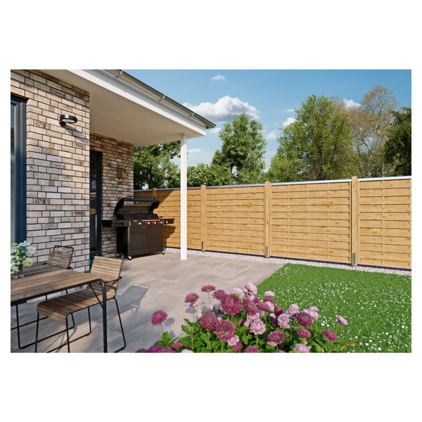 Sichtschutzzaun Kiefer Lärche "MAXI"