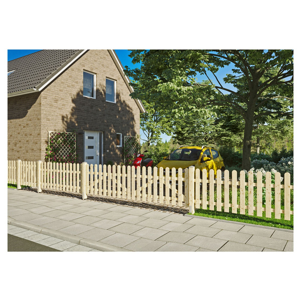 Lattenzaun Fichte KDI grün "HEIKO"