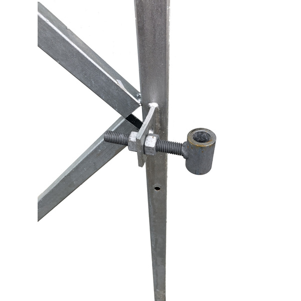 FLEXI Torrahmen 90x155cm für Torbreiten 75 - 90cm verzinkter Metallrahmen 20x30mm inkl. 2 verstellbaren Kloben