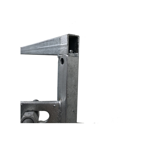 FLEXI Torrahmen 100x155cm für Torbreiten 85 - 100cm verzinkter Metallrahmen 20x30mm inkl. 2 verstellbaren Kloben