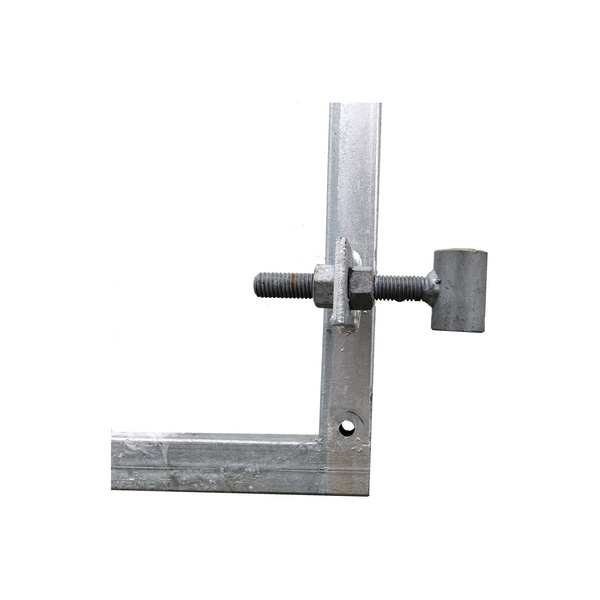 FLEXI Torrahmen 150x155cm für Torbreiten 135 - 150cm verzinkter Metallrahmen 20x30mm inkl. 3 verstellbaren Kloben