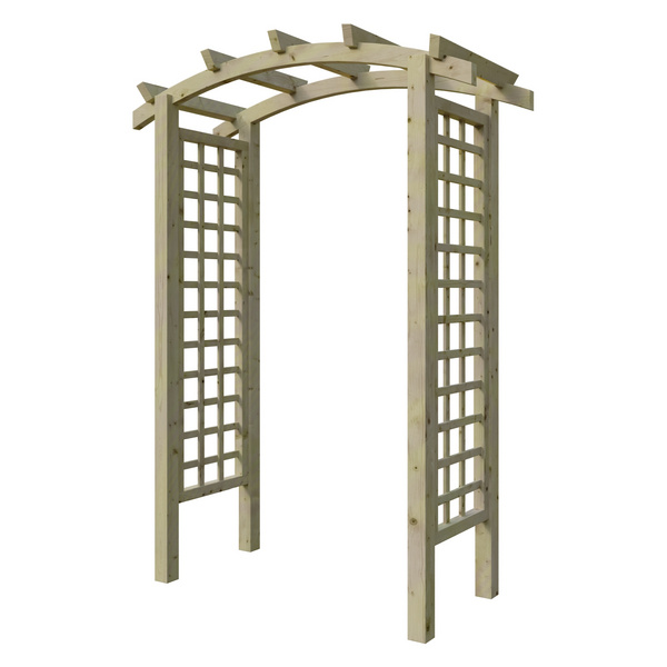 ROSE Bogenpergola ca. 160x220x62cm kdi-grün Durchgang ca. 114cm