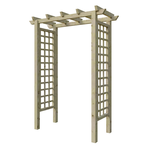 CLEMATIS Eingangspergola gerade ca. 160x210x62cm kdi-grün Durchgang ca. 114cm