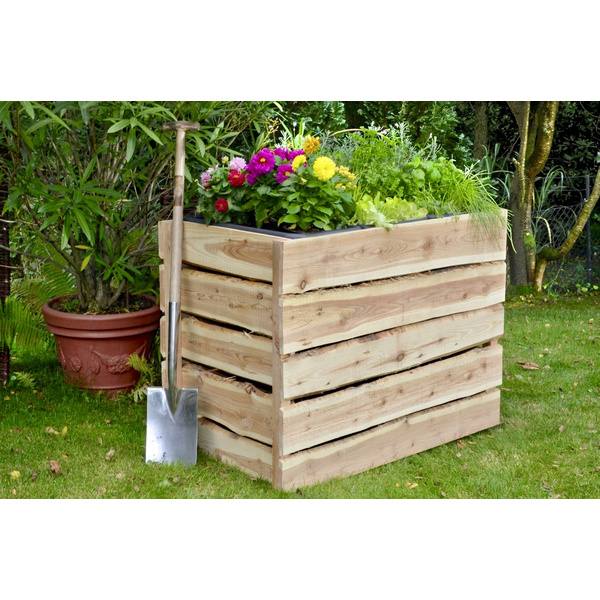 HERLEV Hochbeet Lärche B 110xT 64xH 79cm aus sägerauen Brettern
