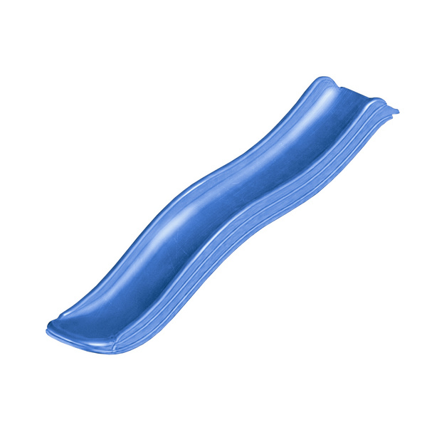 Wellenrutsche blau B 40xL 175cm für Podesthöhe 90cm