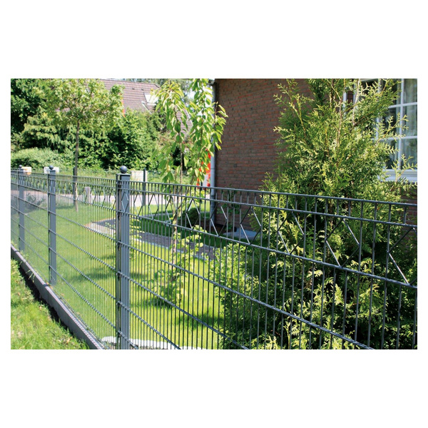 Doppelstabmatte Metall anthrazit "RONDO"