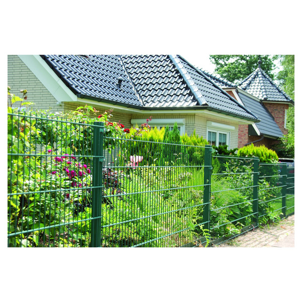 TOM ECK-Zaunpfosten RAL 7016 anthrazit für 1230mm Zaun RR60/40x1700mm mit Klemmhalter