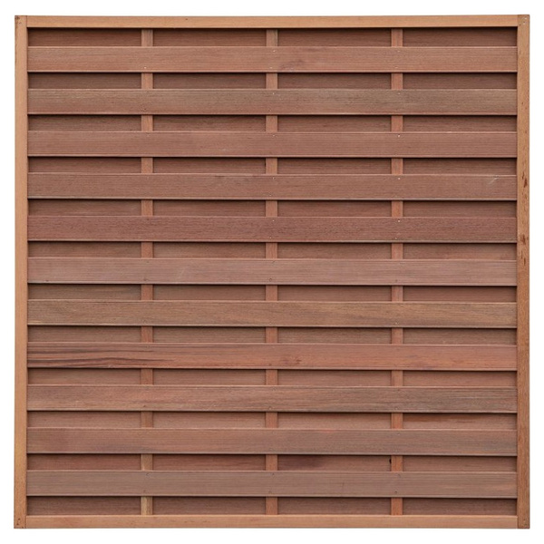 Sichtschutzzaun Keruing braun "FORTIS"