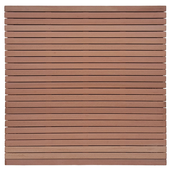 Sichtschutzzaun Keruing braun "PARALLELA"