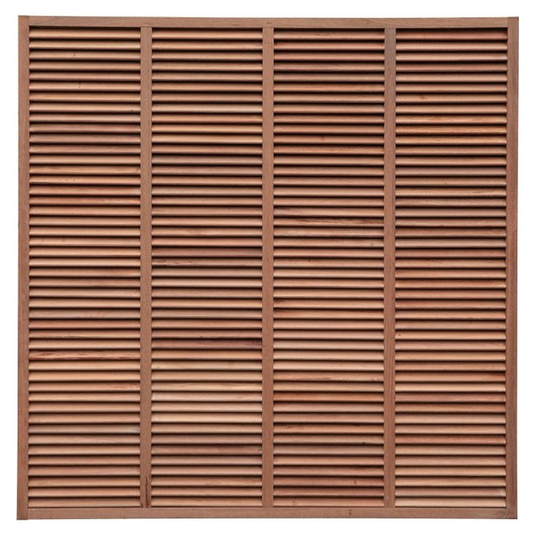 Sichtschutzzaun Keruing KDI braun "CLAUSA"