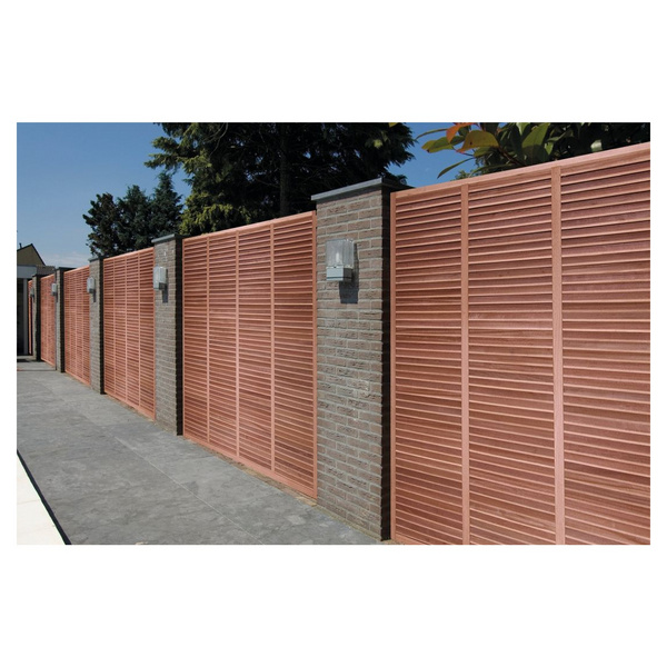Sichtschutzzaun Keruing KDI braun "CLAUSA"