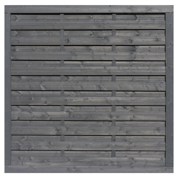 Sichtschutzzaun Kiefer anthrazit "NIGHTLINE"