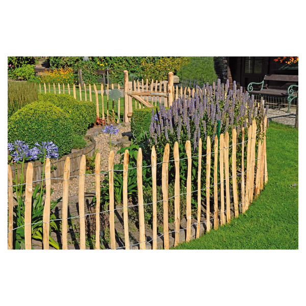 ROLLO-Lattenzaun Lattenabstand 8-10cm Höhe 175cm Rollenlänge 5 m