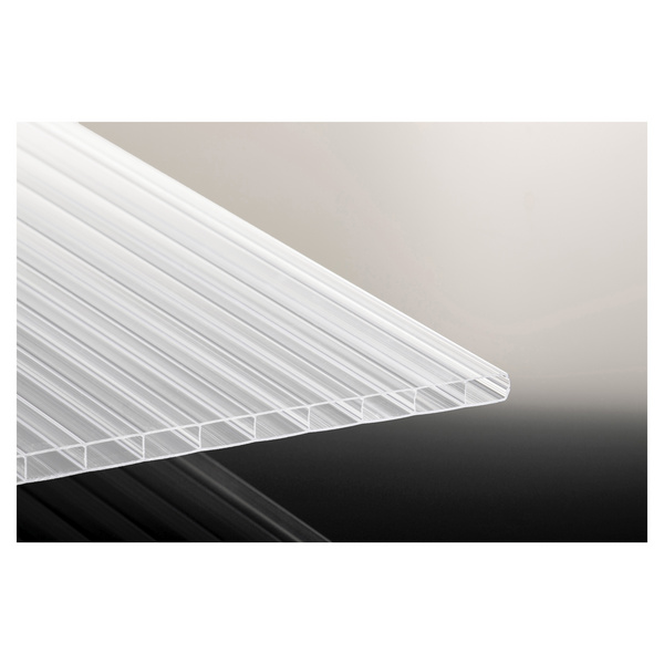 KATTO Terrassenüberd. 3075x3000mm Leimholzbaus. mit Poly Breitk. weiß Zub. pressbl. Rinne PVC-grau