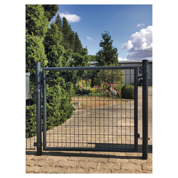 STRONG Endverbinder für Gitterzäune anthr. Ø 34mm 1-fach