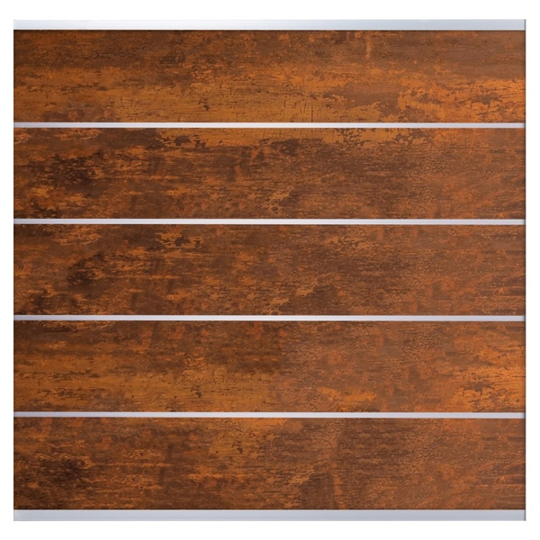 Sichtschutzzaun HPL Rost "FARÖ"