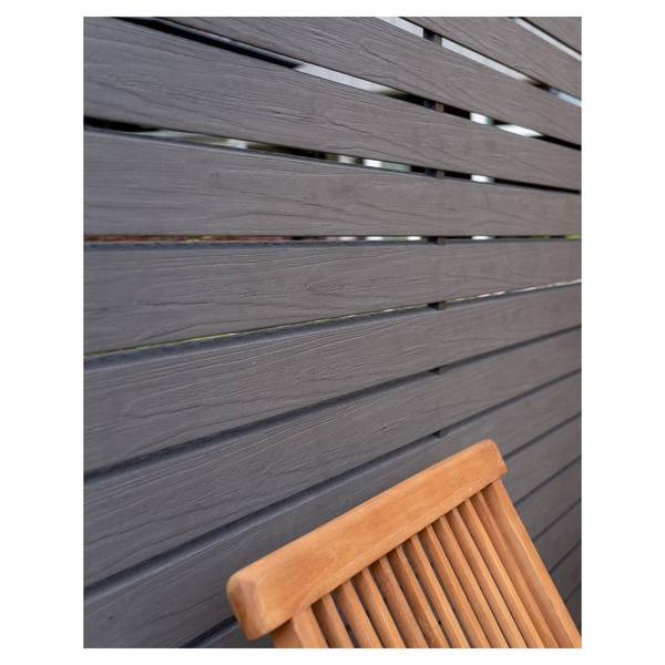 Sichtschutzzaun BPC grau "HANÖ"