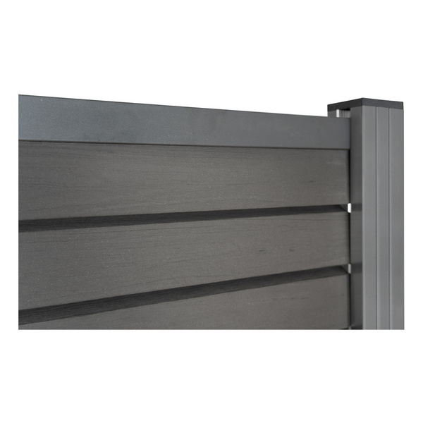 Sichtschutzzaun BPC grau "HANÖ"