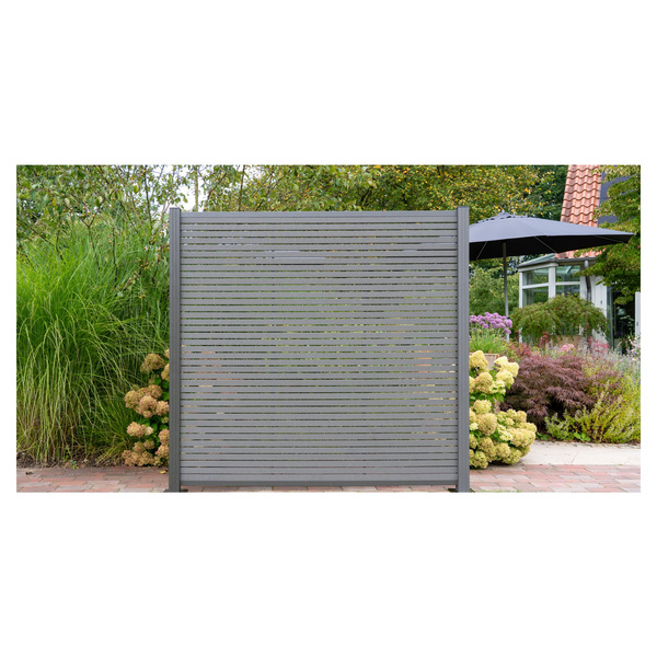 Sichtschutzzaun BPC schiefergrau/anthrazit "HÖRVIG"