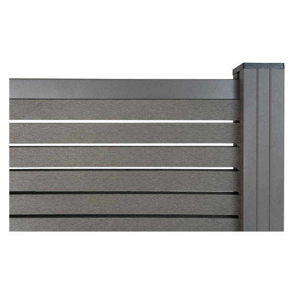 Sichtschutzzaun BPC schiefergrau/anthrazit "HÖRVIG"