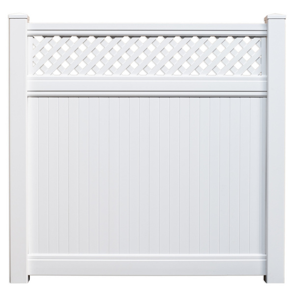 Sichtschutzzaun Kunststoff weiß "ELDORADO"