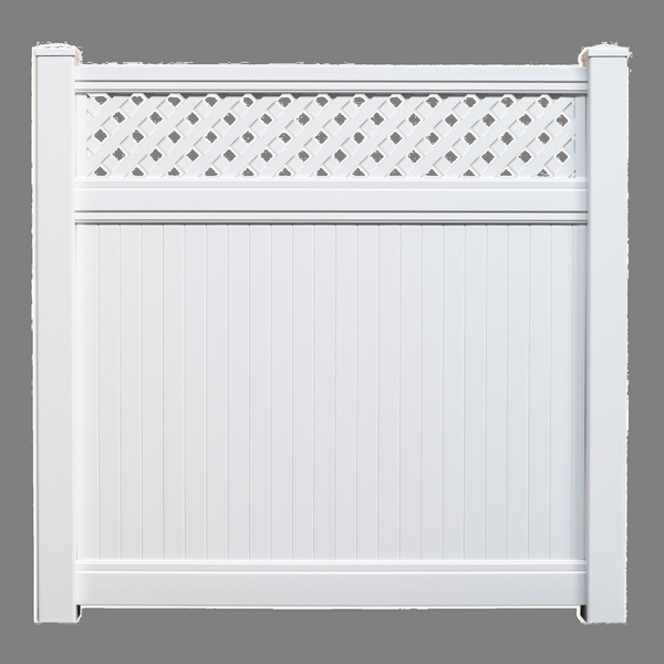 Sichtschutzzaun Kunststoff weiß "ELDORADO"