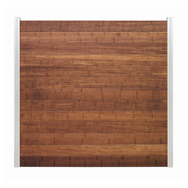 ELEGANT-Serie Adapterschiene 1820x18x20mm Anthrazit zur Montage in Aluminium-Steckzaunpfosten