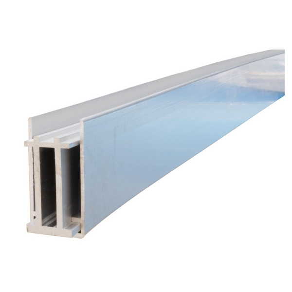 ECOSTECK-Set für Senkrechtmontage Silber Start und Endleiste verstärkt 50/50x24x1655mm Aluminium