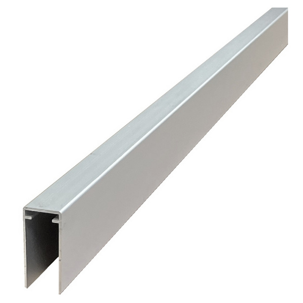ECOSTECK-Set für Senkrechtmontage Anthrazit Start und Endleiste verstärkt 50/50x24x1655mm Aluminium