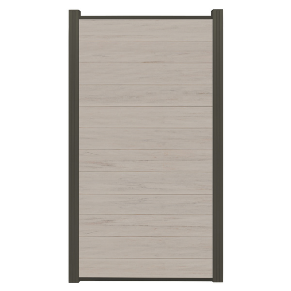 ECOSTECK-Start & Abschluss Set ANTHRAZIT für ein Schmalelement 32/25x20x900mm Aluminium