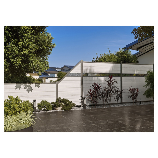 Gitterfüllung Ranken anthr. 20x140x1800mm Aluminium