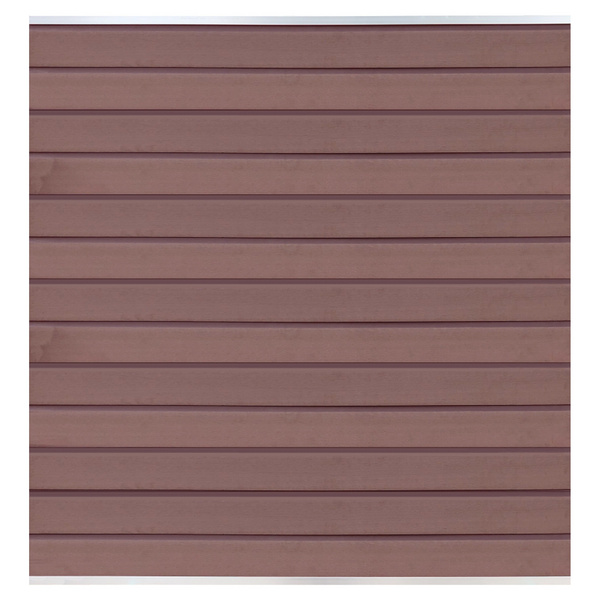 Sichtschutzzaun WPC braun "WOLLBACH"