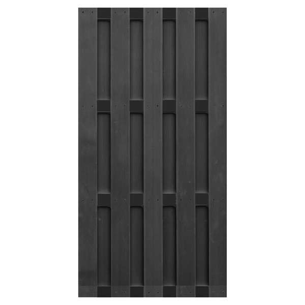 Sichtschutzzaun WPC anthrazit "EMDEN"