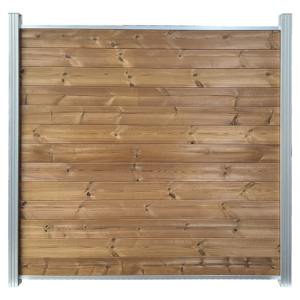 Sichtschutzzaun Kiefer braun "KARRAT"