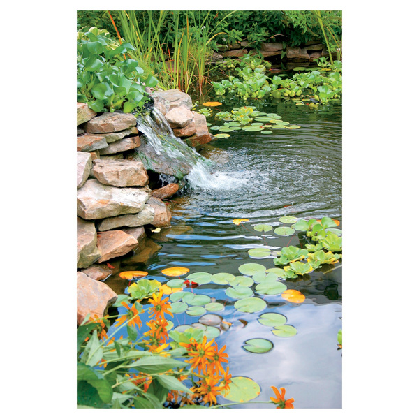 Gartenteichfolie 1,0mm Weich-PVC SCHWARZ 10,00x20m