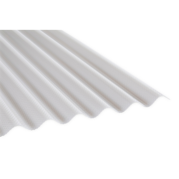 TEJEMACRO PC WABE 2,8mm 1045x2500mm HEATBLOC / weiß-opal Runde Welle S76/18