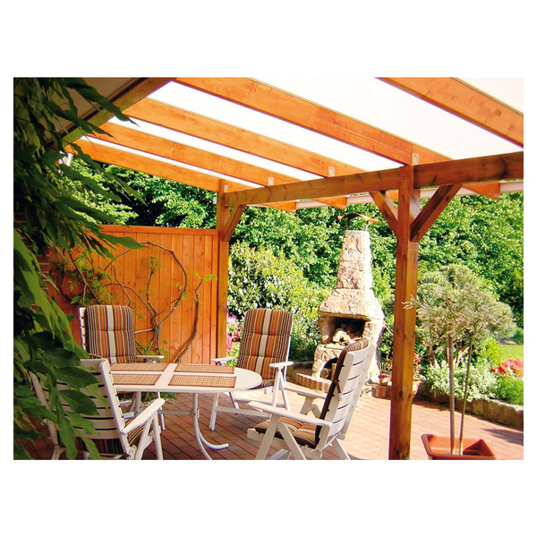Polyclear-Polycarbonat S3P 1200x3500mm weiß-OPAL 16mm
