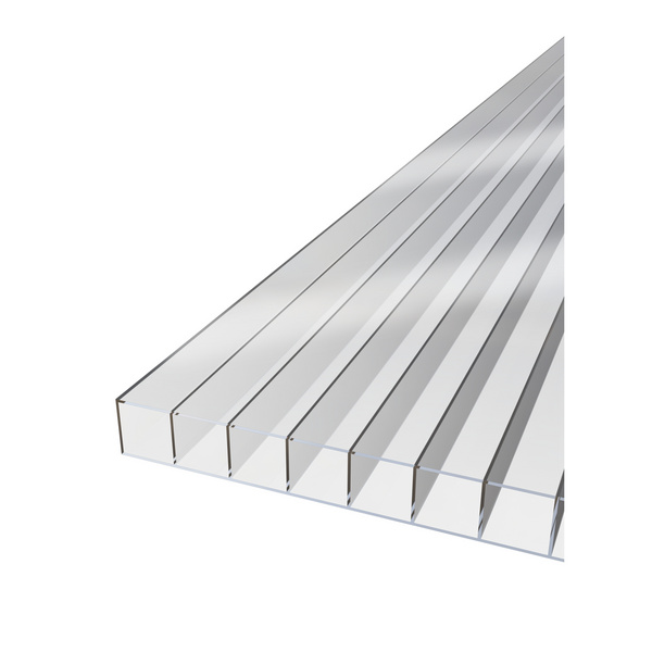 Gewächshausplatte 10mm 700x1500mm SDP glasklar Polycarbonat