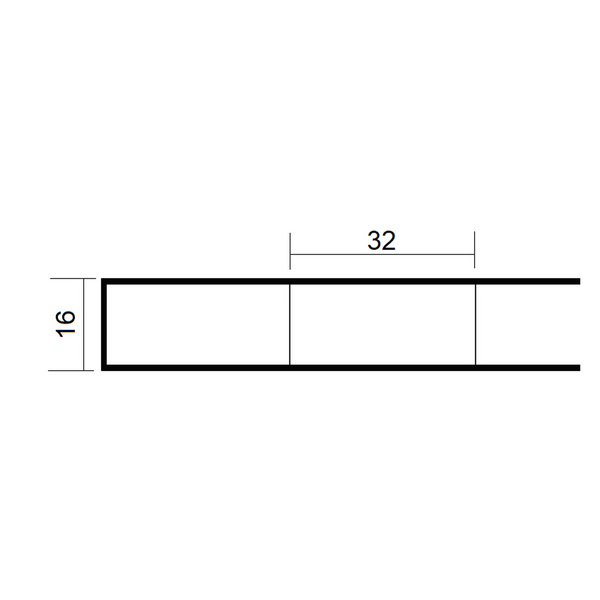 Stabilo Breitkammer SDP NO DRIP 980x6000mm glasklar 16mm