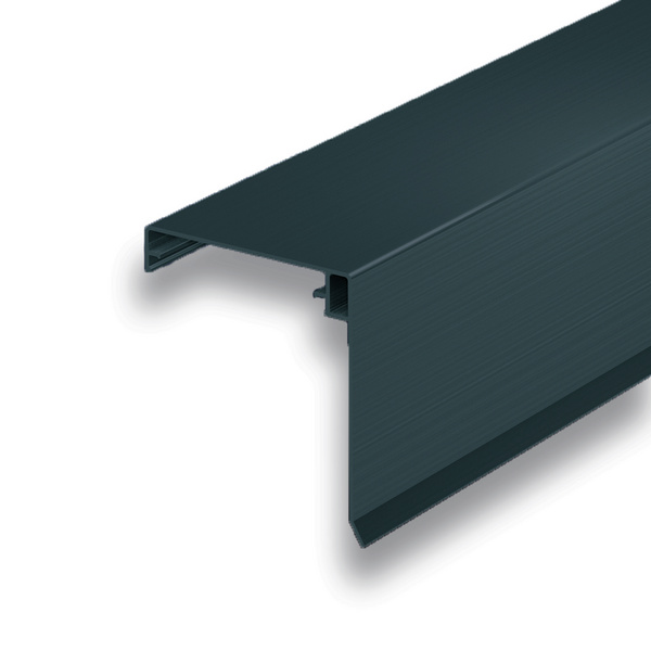 Wetterschenkel-Klemmdeckel anthrazit 3000mm RAL 7016