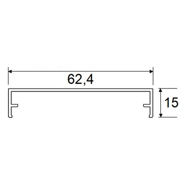 Klemmdeckel pressblank 6000mm
